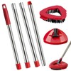 Fazlynyi Spin Mop Replacement Handle and Mop Base Replacements for