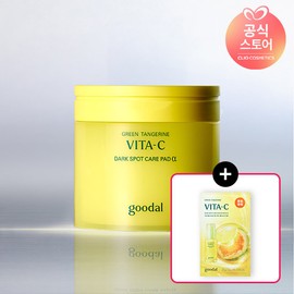 Club Clio Goodal Vita C Blemish Care Pad Alpha 70 Sheets 25AD + (Gift) 1 Green Tangerine Mask Pack / 구달 비타C 잡티케어 패드 알파70매 25AD+(증정)청귤 마스크팩1매