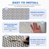Plastic Chicken Wire Mesh Fence Roll with Zip Ties,15.7inx32.8ft Black,Chicken