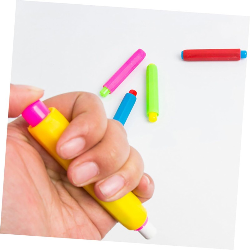 OSALADI 10Pcs Adjustable Chalk Holder Set Portable Chalk Clips for