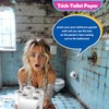 FUNNYPKT No Tear Toilet Paper, Prank Gift, Looks Like Real