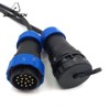 SZJELEN SD28 28MM 16Pin Pair Aviation Cable Connector Plug Socket,Waterproof