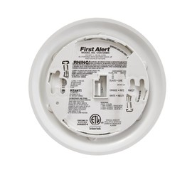 First Alert BRK Carbon Monoxide Detector, Hardwired Alarm with Battery Backup, CO5120BN, White