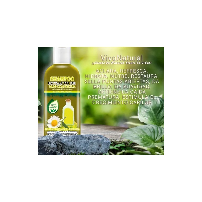 Shampoo Extracto De Manzanilla Natural 500ml Envió Gratis!