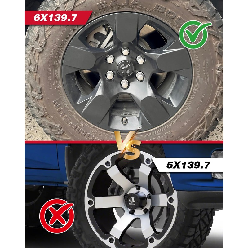 KSP 2inch 6x5.5 Hubcentric Wheel Spacers Compatible with 19-26 Ram