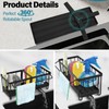 Mooshy Sponge Holder for Kitchen Sink Organiser, Stainless Steel Sink
