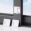 No-Drill 1-Second Install Multi-Purpose Child Safety Lock for Sliding Doors, Refrigerators, Windows, & Drawers - Anti-Slam Protector White 1-Pack 3ea