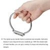 sourcing map Semicircle Handbag Handle Frame, 2Pcs 4.09" Metal Purse