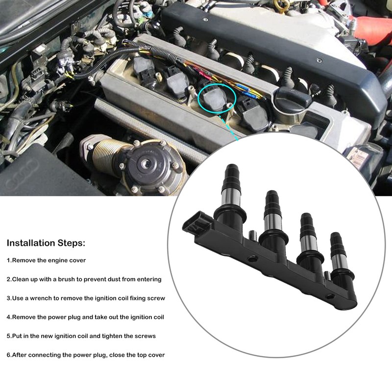 Ignition Coil Pack Fits for 1.8 L4 Chevy Cruze Sonic