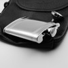 iSavage 6oz Hip Flask with Engraving Decoration with a Funnel