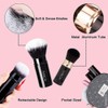 SinChic Retractable Makeup Brush,2 PCS Portable Travel Size Makeup Brushes
