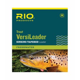 Rio Trout Versileader, Tapered Sinking Leaders, Freshwater Fly Line, 12lb Core, 7ft / 4ips