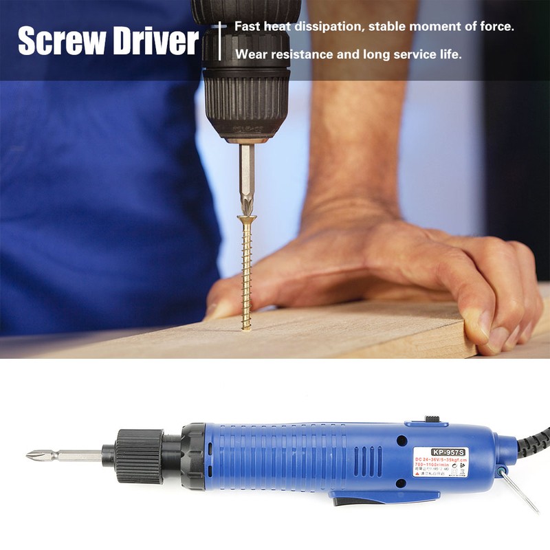 1/4'' Automatic Handheld Straight Shank Electric Screwdriver Practical Tool