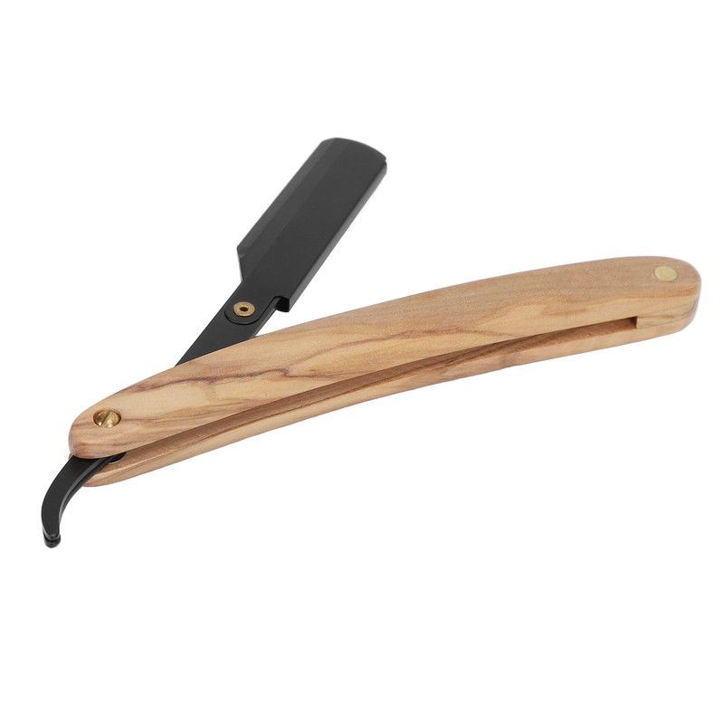 Straight Edge Razor Men Home Portable Stainless Steel Barber Folding