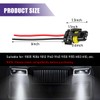 Gasedin Wiring Harness Headlight Socket, Nylon 9005 9006 9012 9145