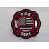 Generic Fire Dept. Embroidered Patch Iron-On Size 3.5''X3.5''