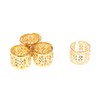 DYNWAVE About 100pcs Hair Links Hair Beads Dread Hair Beads