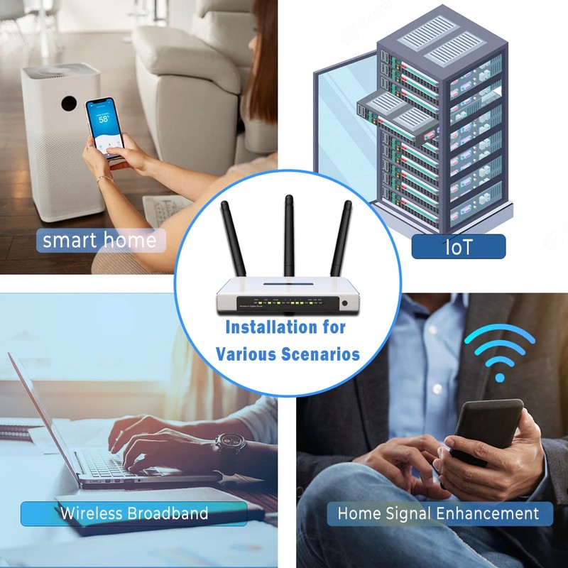 WiFi Antenna WiFi, WiMAX Bluetooth and Zigbee Right Angle Profile