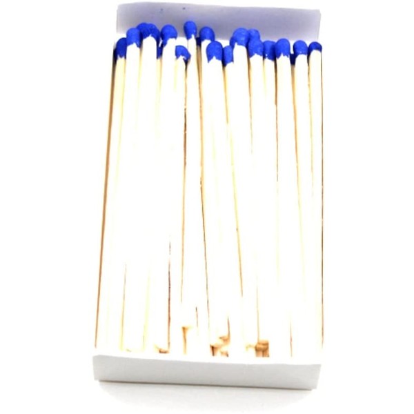 World Buyers Decorative Matches 2 Box Set- Strike Strip on Side of Box- Colored Match Tips- Candle and Fireplace Wooden Matches