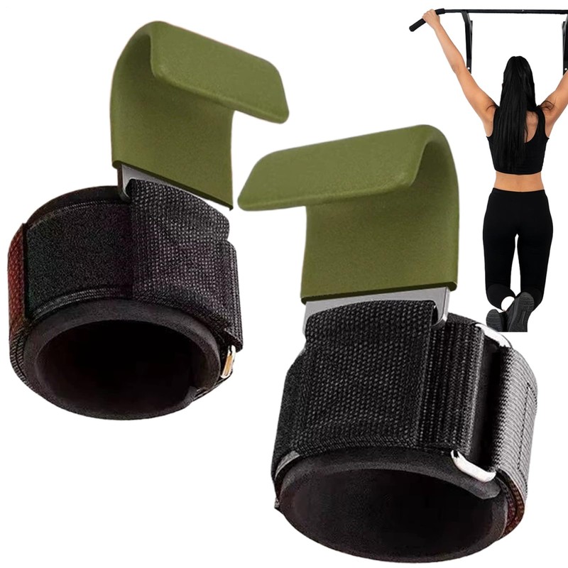 Wrist Straps for Weightlifting - Hand Grips Deadlift Hook -