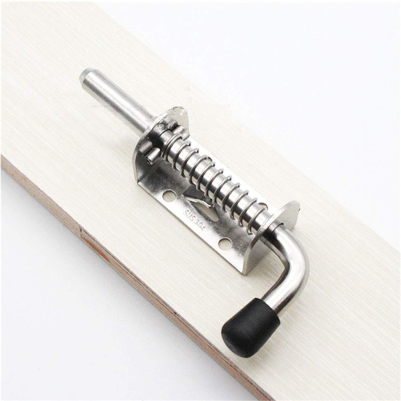 Spring Loaded Latch, Tiberham 128 mm Barrel Bolt Metal Lock