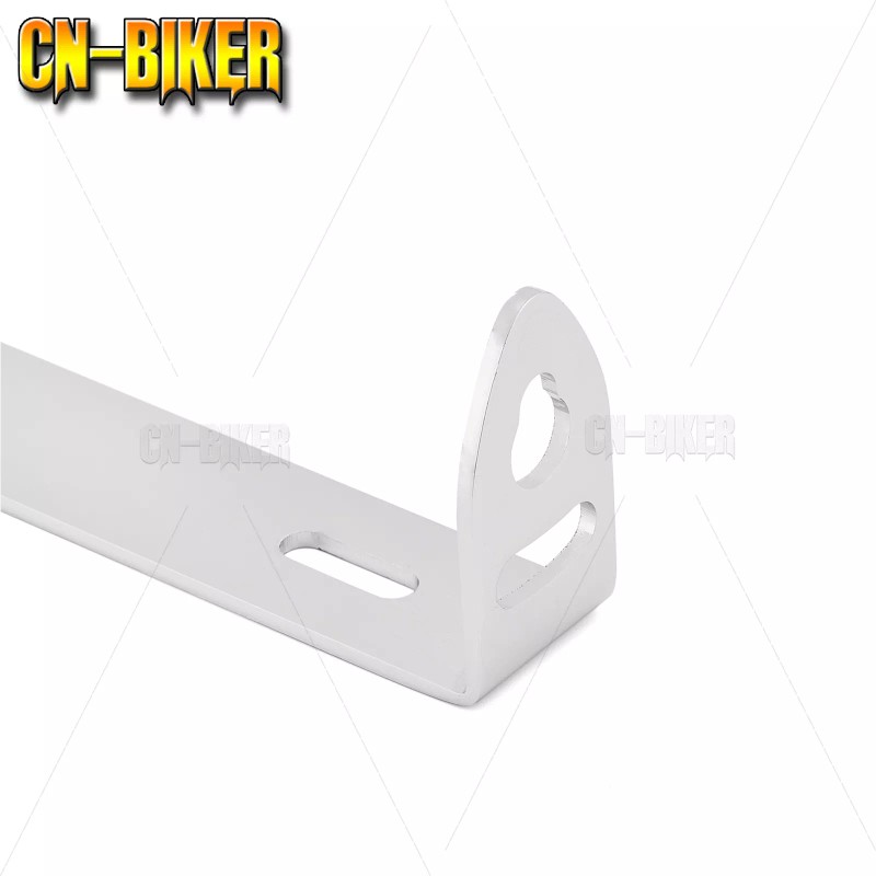 CB Universal Triple Chrome License Plate Mounted Rear Turn Signal