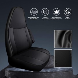 AOMSAZTO Car Seat Covers for Chevy Express Van seat Covers Accessories 2010-2025 Artificial Leather, Waterproof, Wear-Resistant