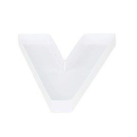 WENPACK Paper Mache Letter Box Fillable 8.2" Candy Container Birthday Treat (V)