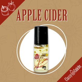 Classy Cuticles | Hand Blended Cuticle Oil | Vegan, Cruelty-Free, & Hydrating | Vitamin E, Jojoba, and Argan Oil | 5 mL Roller Bottle | Apple Cider Scent | Pack of 3