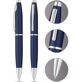 CROSS CALAIS BALLPOINT PEN WITH CROSS PEN GIFT BOX - Matte Blue