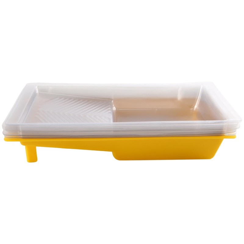 FVZWKHD Paint Tray Liner 4 Inch Paint Roller Tray Sets