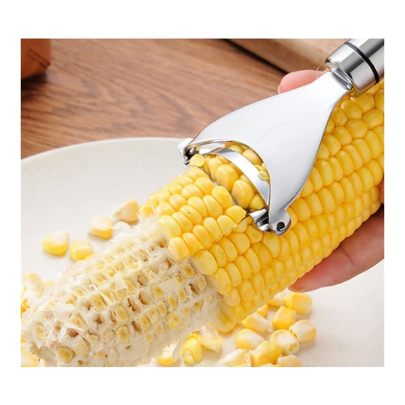 2PCS Corn Planer Cutter Thresher Peeler, Corn Thresher Cob Stripper