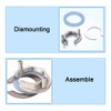 Monobloc Tap Fixing Kit StainlessSteel Faucet Fixing Piece Multipurpose Faucet