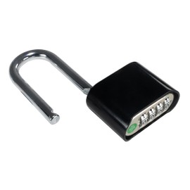 STEELMIGHT Padlock, Dial Lock, Wire Lock, PIN Code, 4 Digit Lock, Long, Anti-Theft, Number, School, Locker, Corporate, Warehouse, Outdoor