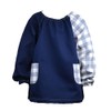 HOPPE Smock Gray Checkered Kindergarten Entry Preparation Entry Goods for