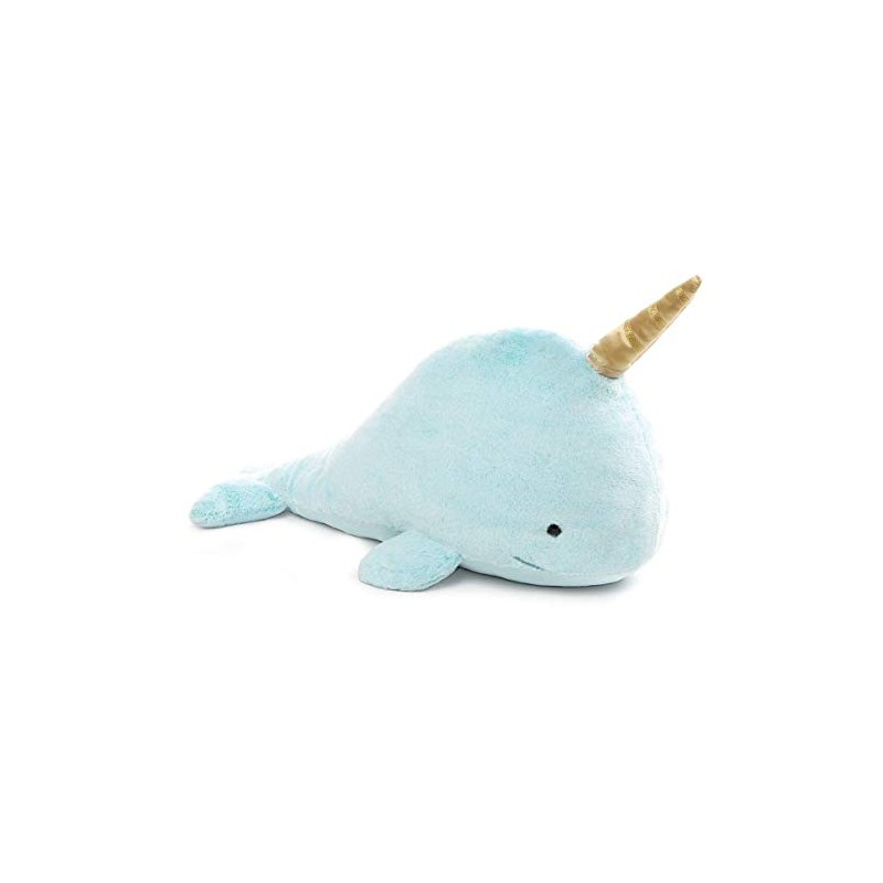 GUND Nori Narwhal Stuffed Animal Plush, Blue, 18"
