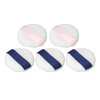 5pcs Face Powder Puff Double Sided Raised Pile Soft Skin