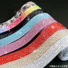 R001 Rhinestone Tape Glitter Decoration Sticker [Crystal] 1 Roll Width