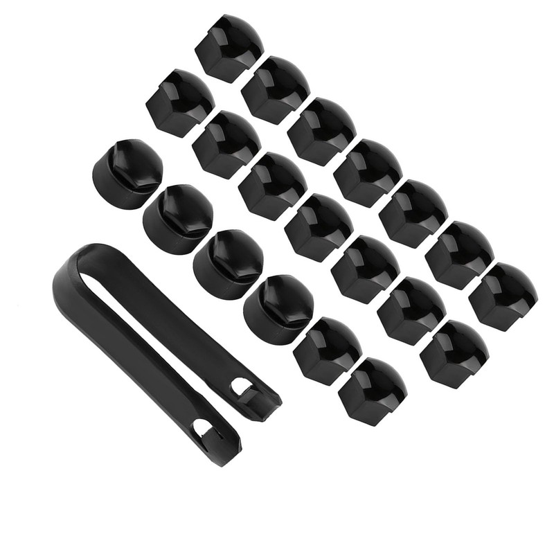 Car Wheel Nut Protection Cover Cap Anti-Theft 20pcs 17mm Screw