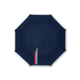 Weatherman - Folds of Honor - Premium Collapsible Travel Umbrella - Windproof, Compact, Easy Auto Open - Resists Up to 55 MPH Winds - Perfect for Celebrations (FOH Blue 2025)