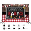 Pnylzzyxh BBQ Backdrop Rustic Wooden Board Barbecue Oven BBQ Party