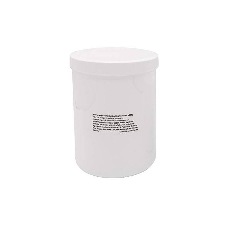 chi-enterprise 1000 g Activation Salt for Refilling Foot Electrolysis Baths,