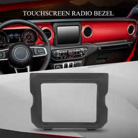 CROSSDESIGN 8.4" Touchscreen Radio Bezel Surround Compatible with 2018-2024 Jeep Wrangler JL Body Style Only