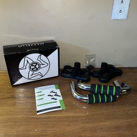 Mazzello New! Mazzello steel push up handles for floor. Green