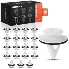 A-Premium 20PCS Nylon Door Panel & Rocker Moulding Retainer Clips Compatible with Toyota Corolla 1993-1997, Avalon 2000-2004, Echo 2000-2005 & Lexus SC300 1997-2000, SC400, SC430 - For 11mm Hole