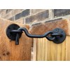 Raswik 4” Privacy Hook and Eye Gate Latch Easy Lock