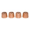 Canelé-Backformen-Set 4010 kupfer 4-teilig 4,5 cm