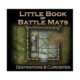 Little Book of Battle Mats - Destinations & Curiosities by Loke - Portable 6x6 RPG Battle Mats - Compact Maps for Fast Setup - Travel Ready with Versatile Terrain