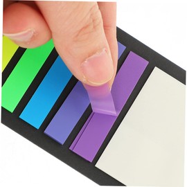 VILLFUL 10 Transparent Sticky Index Tabs Reading Markers for Annotation Divider Tabs for Easy to Use Note Index Stickers