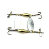 HENGJIA Lot 5 Metal Spinner Spoon Trout Bass Pike Metal